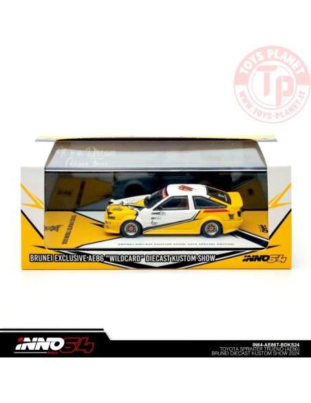 Toyota Sprinter Trueno AE86 Brunei Diecast Kustom Show 2024 1/64 IN64-AE86T-BDKS24 INNO MODELS