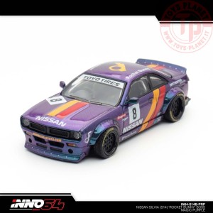 NISSAN SILVIA (S14) BOSS "ROCKET BUNNY" 1/64 IN64-S14B-PRP INNO MODELS