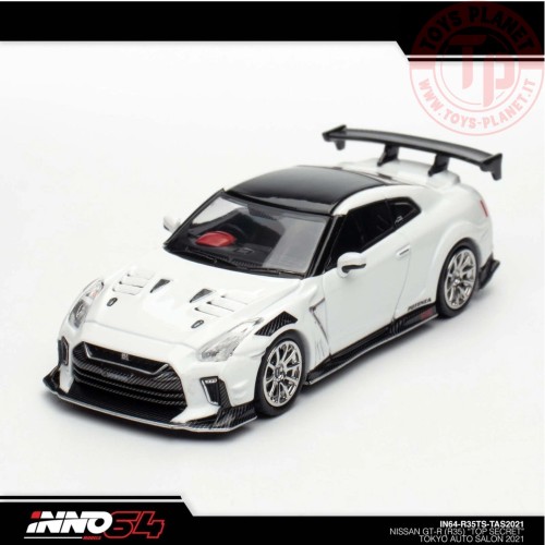 NISSAN GT-R (R35) "TOP SECRET" Salone dell'Auto di Tokyo 2021 1/64 IN64-R35TS-TAS2021 INNO MODELS