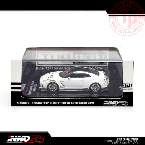 NISSAN GT-R (R35) "TOP SECRET" Salone dell'Auto di Tokyo 2021 1/64 IN64-R35TS-TAS2021 INNO MODELS