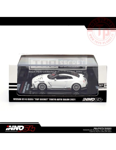NISSAN GT-R (R35) "TOP SECRET" Salone dell'Auto di Tokyo 2021 1/64 IN64-R35TS-TAS2021 INNO MODELS