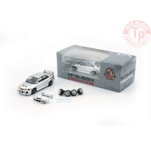 Mitsubishi Lancer EVO V, silver 1/64 BM64B0408 ALTRE MARCHE