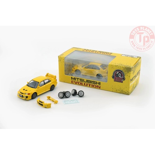 Mitsubishi Lancer EVO V / VI -Yellow 1/64 BM64B0407 ALTRE MARCHE