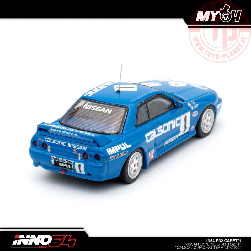 IN64-R32-CASET91 NISSAN SKYLINE GTR (R32) N1 CALSONIC RACING TEAM 1...