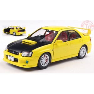 SUBARU IMPREZA WRX STi STREETFIGHTER 2003 YELLOW/CARBON BLACK 1:18 SL1812302 SOLIDO