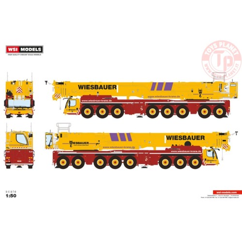 LIEBHERR LTM 1650-8.1 Wiesbauer 1:50 WSI 51-2176 WSI MODELS
