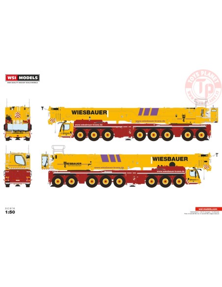 LIEBHERR LTM 1650-8.1 Wiesbauer 1:50 WSI 51-2176 WSI MODELS LIEBHERR LTM 1650-8.1 Wiesbauer 1:50 WSI 51-2176 WSI MODELS