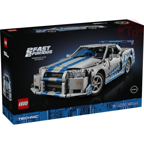 Auto Nissan Skyline GT-R (R34) 2 Fast 2 Furious LEGO TECHNIC 42210 LEGO