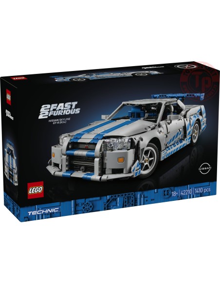 Auto Nissan Skyline GT-R (R34) 2 Fast 2 Furious LEGO TECHNIC 42210 LEGO