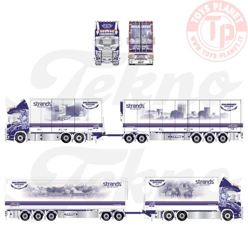 Scania Next Gen R-serie Zweedse 24m combinatie - verpakt in luxe Giftbox Malmbergs TEKNO 87628 TEKNO