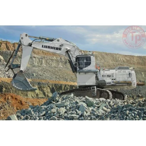 LIEBHERR R9150 HIGH CAB VERSION WHITE 1:50 WSI 64-2014 WSI MODELS