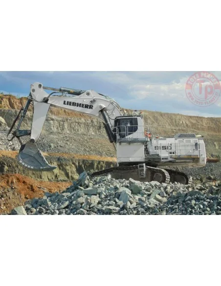 LIEBHERR R9150 HIGH CAB VERSION WHITE 1:50 WSI 64-2014 WSI MODELS