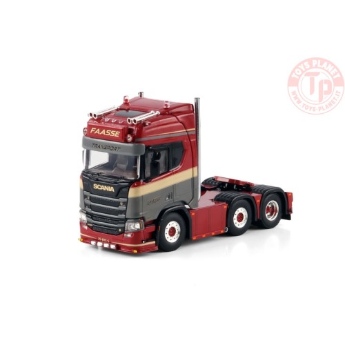 SCANIA R HIGHLINE CR20H 6X2 TWIN STEER FAASSE TRANSPORT WSI 01-4631 WSI MODELS