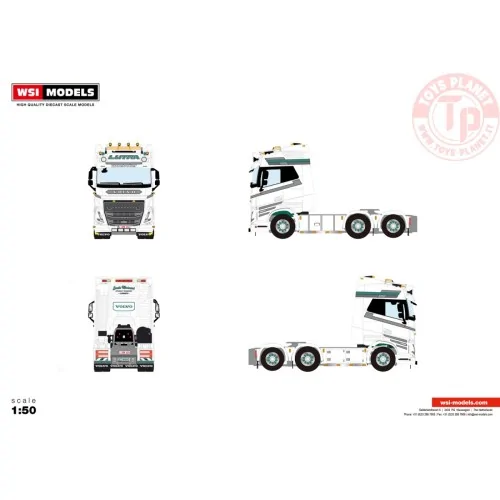 VOLVO FH5 GLOBETROTTER 6X2 TAG AXLE Lutra WSI 01-4611 WSI MODELS