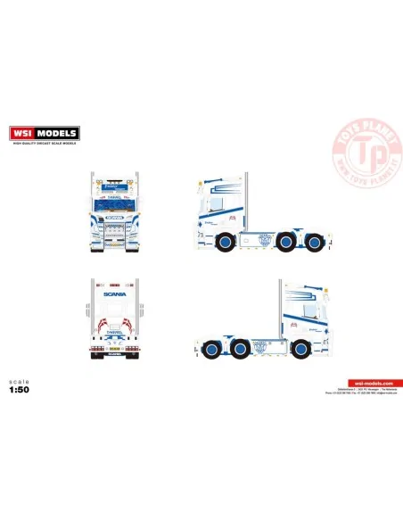 SCANIA R HIGHLINE CR20H 6X2 TAG AXLE Torben Bindslev WSI 01-4522 WSI MODELS SCANIA R HIGHLINE CR20H 6X2 TAG AXLE Torben Bindslev WSI 01-4522 WSI MODELS