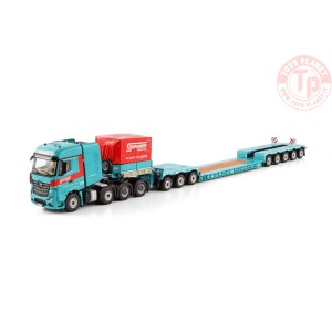 MERCEDES-BENZ ACTROS MP5 SLT BIG SPACE 8X4 LOW LOADER WITH DOLLY 3 AXLE - 5 AXLE Gruber WSI 01-4657 WSI MODELS