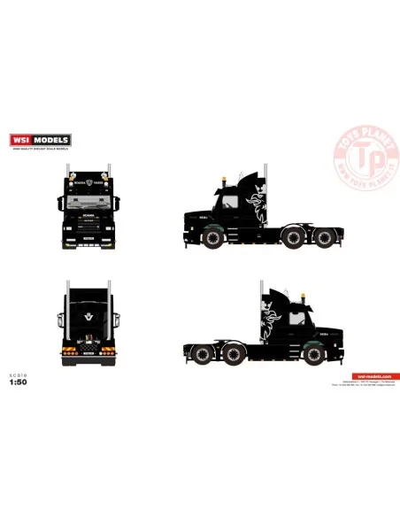 SCANIA 3 SERIES TORPEDO STREAMLINE 6X2 TAG AXLE WSI 04-2228 WSI MODELS