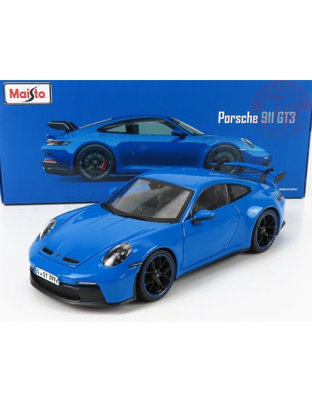 Porsche 911 GT3 (2022), blu 1:18 MAISTO 36458BL MAISTO
