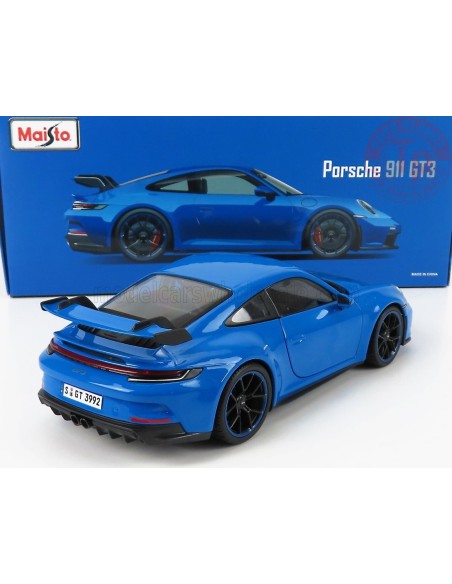 Porsche 911 GT3 (2022), blu 1:18 MAISTO 36458BL MAISTO