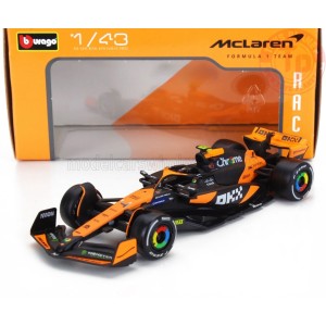 McLAREN F1 MCL38 TEAM MCLAREN N 4 SEASON 2024 LANDO NORRIS 1:43 BURAGO 38214 BURAGO