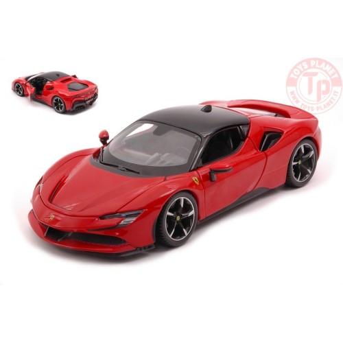 FERRARI SF90 HYBRID STRADALE 2019 RED 1:24 BURAGO 26000SF90 BURAGO 1:24