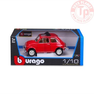 FIAT 500L 1968 ROSSO 1:18 BURAGO 12035R BURAGO