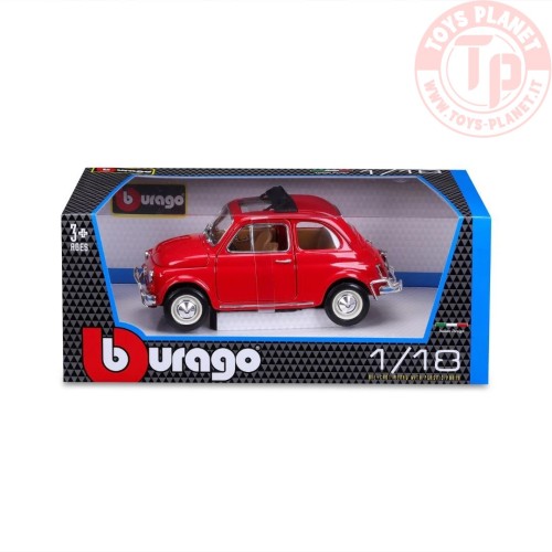 FIAT 500L 1968 ROSSO 1:18 BURAGO 12035R BURAGO