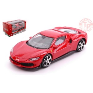 FERRARI 296 GTB RED 1:43 BURAGO 36100GTB BURAGO