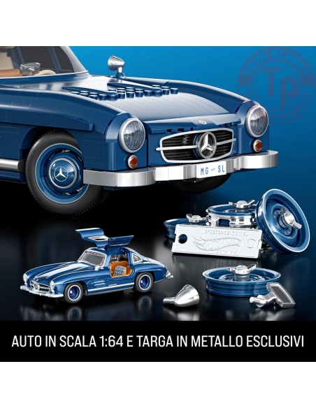 Mercedes-Benz 300 SL 1/12 MATTEL HWW25 MATTEL COSTRUZIONI