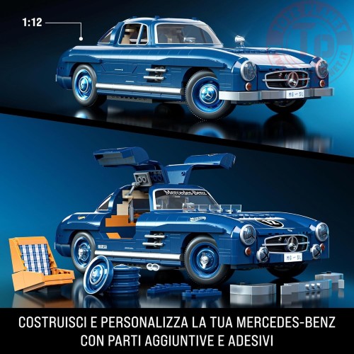 Mercedes-Benz 300 SL 1/12 MATTEL HWW25 MATTEL COSTRUZIONI