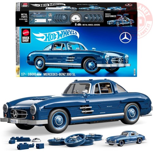 Mercedes-Benz 300 SL 1/12 MATTEL HWW25 MATTEL COSTRUZIONI