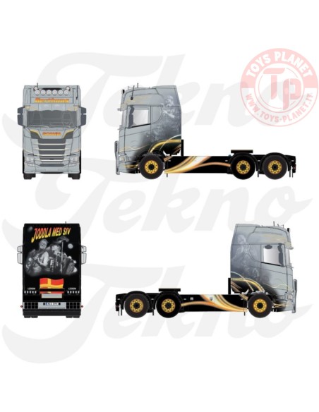 Scania NGS 6x2 XXL cabine Berthons TEKNO 88059 TEKNO