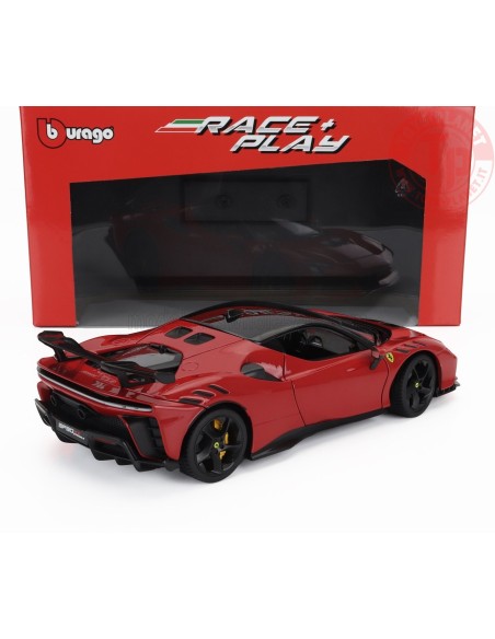 FERRARI SF90 XX STRADALE 2024 ROSSO CORSA RED BLACK 1:18 BU18-16020-1802010 BURAGO FERRARI SF90 XX STRADALE 2024 ROSSO CORSA RED BLACK 1:18 BU18-16020-1802010 BURAGO