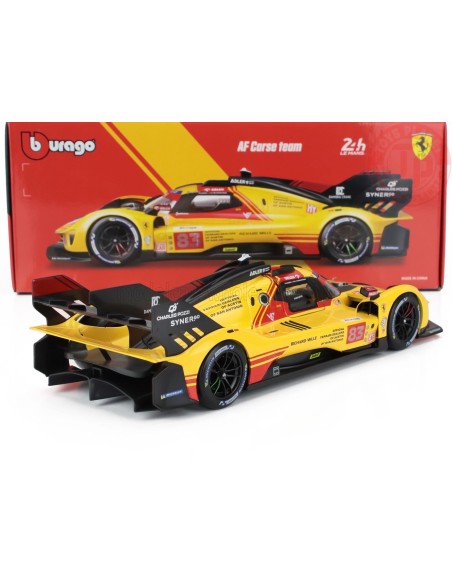 FERRARI 499P 3.0L TURBO V6 TEAM AF CORSE N 83 24h LE MANS 2024 ROBERT KUBICA - ROBERT SHWARTZMAN - YIFEI YE 1:18 BU18-16304-8... FERRARI 499P 3.0L TURBO V6 TEAM AF CORSE N 83 24h LE MANS 2024 ROBERT KUBICA - ROBERT SHWARTZMAN - YIFEI YE 1:18 BU18-16304-8...