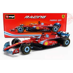 F1 SF-24 TEAM SCUDERIA FERRARI N 16 3rd MIAMI GP 2024 CHARLES LECLERC 1:18 BU18-16815-L-MIAMI BURAGO