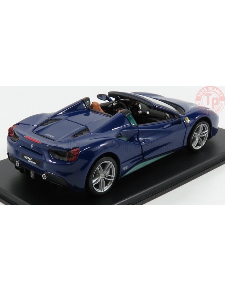 FERRARI 488 SPIDER 2015 INSPIRED BY THE 166 TOURING BARCHETTA CON VETRINA 1/24 E1 EDICOLA