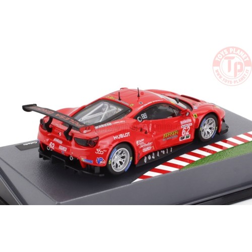 FERRARI 488 GTE 3.9L TURBO V8 TEAM RISI COMPETIZIONE N 62 24h DAYTONA 2017 FISICHELLA - CALADO - VILANDER 1/43 E2 MODELLI EDI...