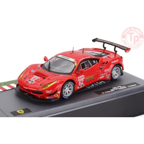 FERRARI 488 GTE 3.9L TURBO V8 TEAM RISI COMPETIZIONE N 62 24h DAYTONA 2017 FISICHELLA - CALADO - VILANDER 1/43 E2 MODELLI EDI...