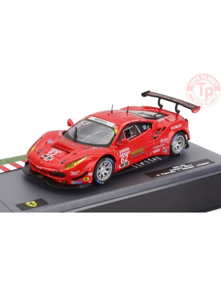 FERRARI 488 GTE 3.9L TURBO V8 TEAM RISI COMPETIZIONE N 62 24h DAYTONA 2017 FISICHELLA - CALADO - VILANDER 1/43 E2 MODELLI EDI...