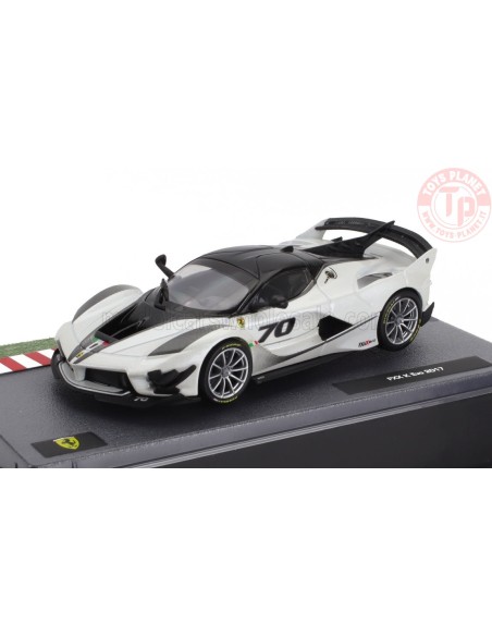 FERRARI FXX-K EVO N 70 PRESS 2017 BIANCO ITALIA 1/43 E3 MODELLI EDICOLA