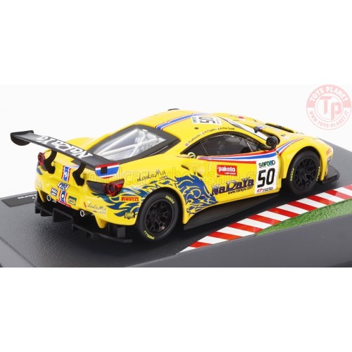 FERRARI 488 GT3 3.9L TURBO V8 TEAM AF CORSE N 50 24h SPA 2017 PIERGUIDI - RUGOLO - LATHOURAS 1/43 E5 MODELLI EDICOLA