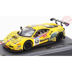 FERRARI 488 GT3 3.9L TURBO V8 TEAM AF CORSE N 50 24h SPA 2017 PIERGUIDI - RUGOLO - LATHOURAS 1/43 E5 MODELLI EDICOLA