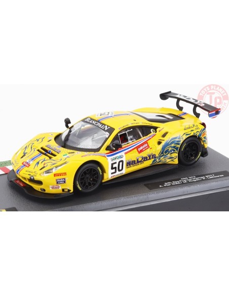 FERRARI 488 GT3 3.9L TURBO V8 TEAM AF CORSE N 50 24h SPA 2017 PIERGUIDI - RUGOLO - LATHOURAS 1/43 E5 MODELLI EDICOLA