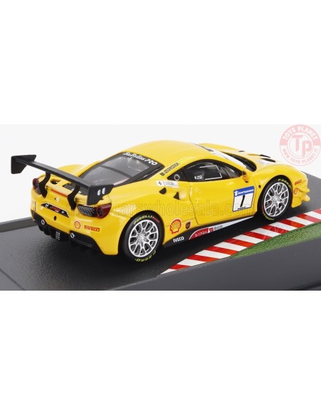FERRARI 488 GT3 3.9L TURBO V8 N 1 CHALLENGE 2017 1/43 E6 MODELLI EDICOLA