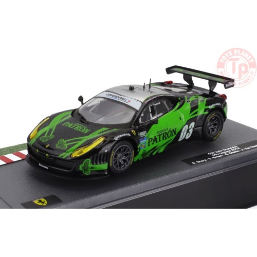 FERRARI 458 ITALIA 4.5L V8 GRAND-AM TEAM EXTREME SPEED MOTORSPORT N 03 24h DAYTONA 2012 SHARP BROWN VAN OVERBEEK COSMO 1/43 E...