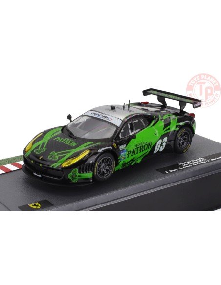 FERRARI 458 ITALIA 4.5L V8 GRAND-AM TEAM EXTREME SPEED MOTORSPORT N 03 24h DAYTONA 2012 SHARP BROWN VAN OVERBEEK COSMO 1/43 E...