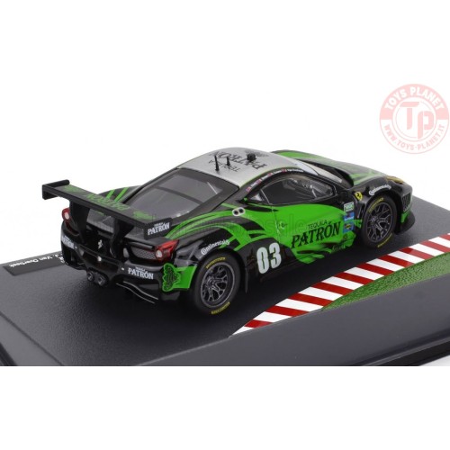 FERRARI 458 ITALIA 4.5L V8 GRAND-AM TEAM EXTREME SPEED MOTORSPORT N 03 24h DAYTONA 2012 SHARP BROWN VAN OVERBEEK COSMO 1/43 E...