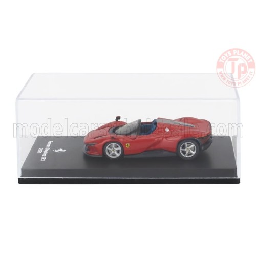 FERRARI DAYTONA SP3 OPEN ROOF 2021 CON VETRINA 1/64 E9 ALTRE MARCHE