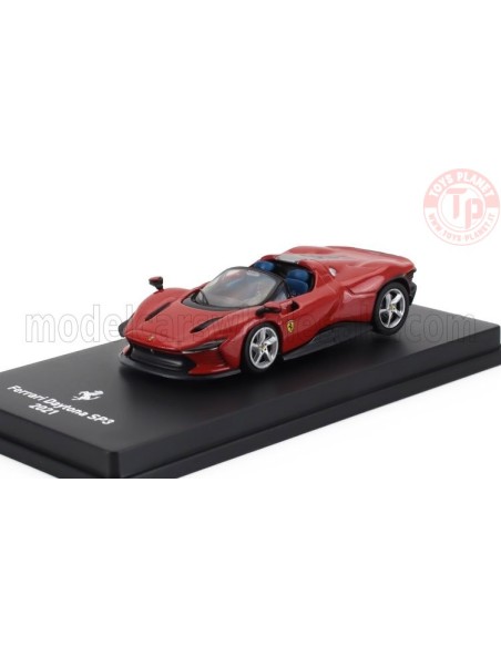 FERRARI DAYTONA SP3 OPEN ROOF 2021 CON VETRINA 1/64 E9 ALTRE MARCHE