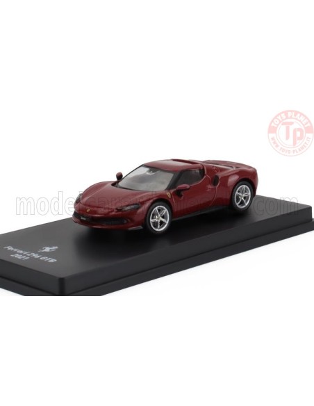 FERRARI 296 GTB HYBRID 830HP V6 2021 CON VETRINA 1/64 E12 ALTRE MARCHE